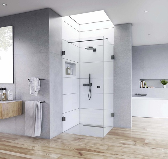 Bohle erweitert mit dem Duschtürband Santos sein umfassendes Beschlagangebot.