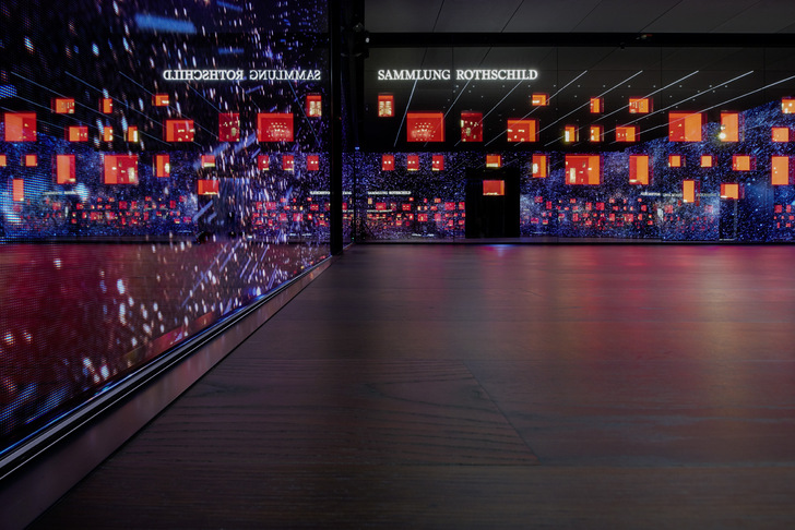 Im Goldmuseum in Frankfurt sind Goldbarren hinter Glasscheiben zu sehen, die unsichtbar durch b.1000 Rollbeschläge von astec getragen werden. Diese eignen sich für Scheiben bis 300 kg/m und Dicken von 10–19 mm.