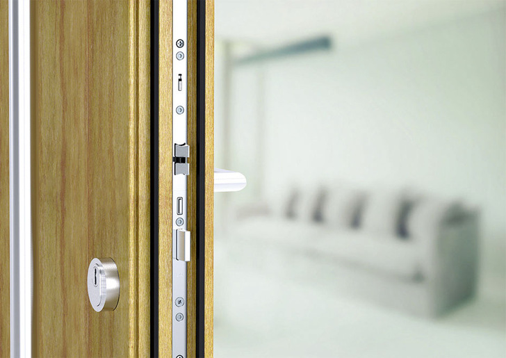 Beim A-TS genügt das einfache Zuziehen der Tür, um diese automatisch zu verriegeln – ganz ohne Schlüssel. - © Foto: Maco
