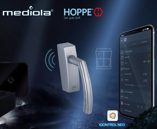 mediola, Spezialist für IoT- und Smarthome-Lösungen, und Hoppe kooperieren zukünftig im Bereich Smarthome - © Foto: Mediola
