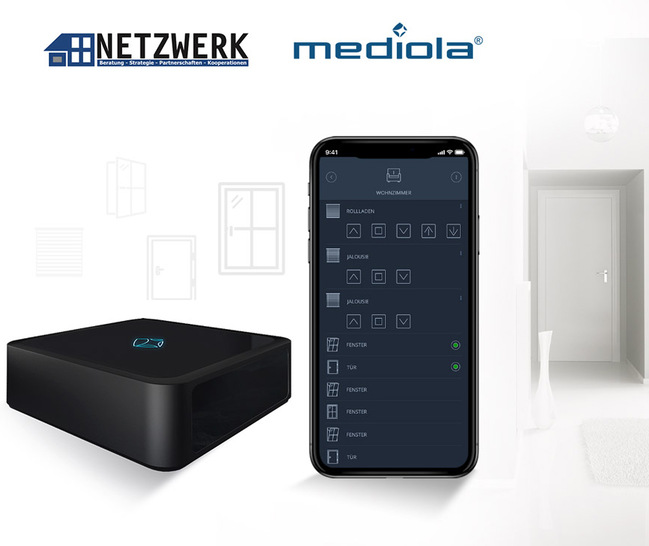 Durch die Kooperation von mediola mit dem Netzwerk Frey können Fachbetriebe und Hersteller einerseits von dem mediola Know-How im Bereich Smarthome & IoT profitieren. - © Mediola
