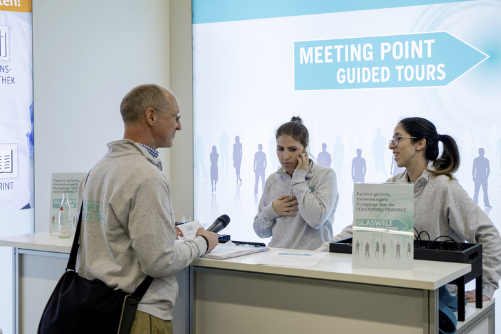 Guided Tours auf der FENSTERBAU FRONTALE