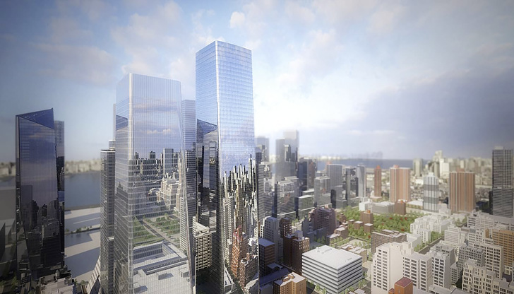 Auch der Manhattan West Komplex wurde von SOM entworfen. - © Foto: Atchain / SOM
