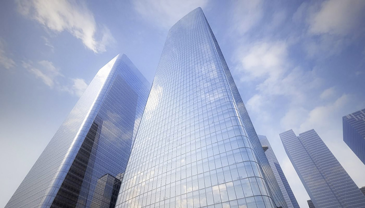 Die Tower des Manhattan West ragen beeidruckend in den Himmel von New York. - © Foto: Atchain / SOM
