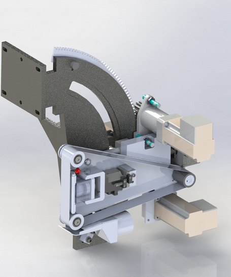 Um auch im Glasleistenbereich den Zwischenschliff überflüssig zu machen, wurde der Q-Fin ein Fasenaggregat spendiert. - © Foto: Otto Martin Maschinenbau GmbH & Co. KG
