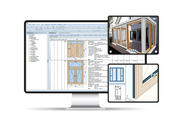 Fenster, Fassaden, Türen oder Wintergärten – Klaes organisiert die digitalen Workflows. - © Foto: Klaes GmbH & Co. KG
