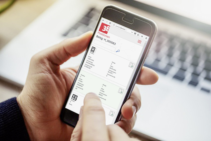 Die neue Bau-App für den Außendienstler. - © Foto: 3E Datentechnik GmbH

