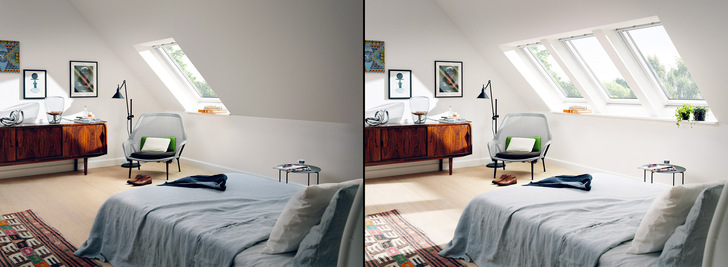 Bessere Ausleuchtung in Wohungen und Büros: Die europäische Tageslichtnorm fordert deutlich mehr Tageslichtversorgung von Räumen als bisher.