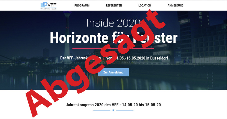 Der VFF-Jahreskongress wurde abgesagt.