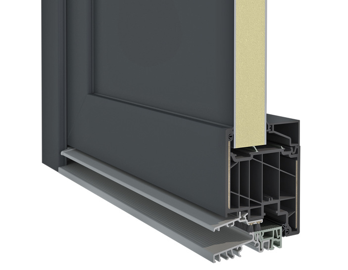 Das neue Haustürsystem Elegant ThermoFibra Infinity 76 X von Deceuninck ist das einzige System mit integrierter Endlos-Glasfasertechnologie und ohne Stahl. Es erreicht höchste Wärmedämmwerte bei deutlicher Verbesserung der Profil- und Torsionsstabilität.