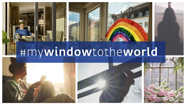 Mit der Social Media-Kampagne #mywindowtotheworld vernetzt sich SIEGENIA in der Zeit häuslicher Isolation mit seinen Kunden, Partnern und Followern und schenkt einen Augenblick der Freude. - © Siegenia
