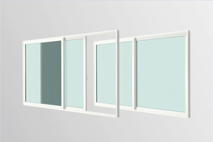 Gealan Smoovio Schiebefenster