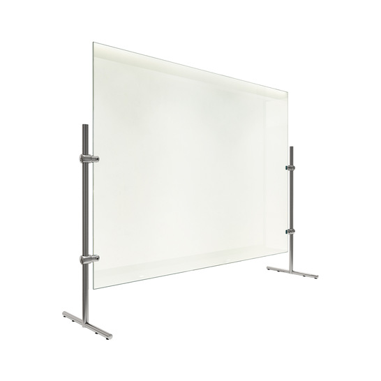 Durch den Einsatz von VSG ist der Schutz vor Tröpfcheninfektion gegeben sowie die Verwendung von antiviralen Reinigungsmitteln möglich.