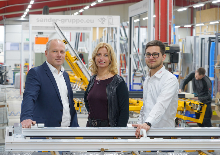 Edeltraud Sander und Ihre Söhne Rüdiger (l.) und Dennis