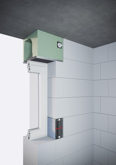 Die EG-Systemdose in der Gurtausführung und der Neoline-Gurtkasten vereinfachen und beschleunigen die Gurtmontage.