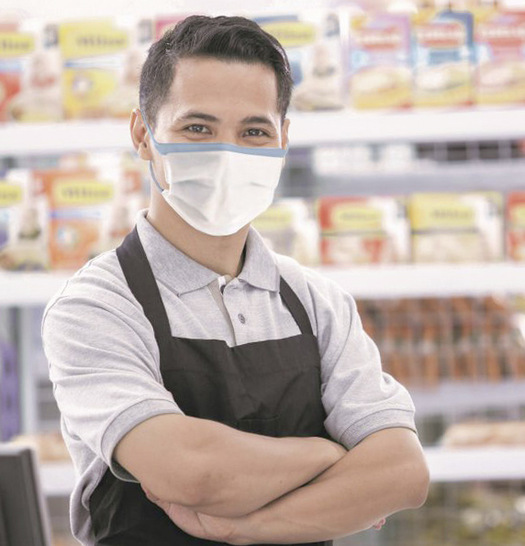 Hygiene-Masken kann man bei CWS auch professionell reinigen lassen.