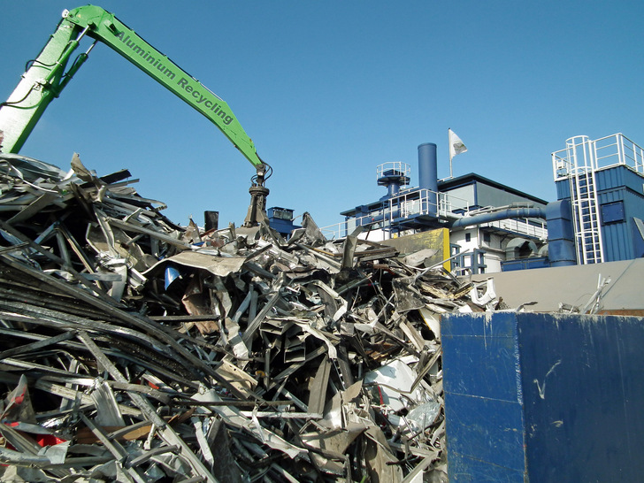 Aluminiumteile vor dem Schreddern - © VFF/A|U|F
