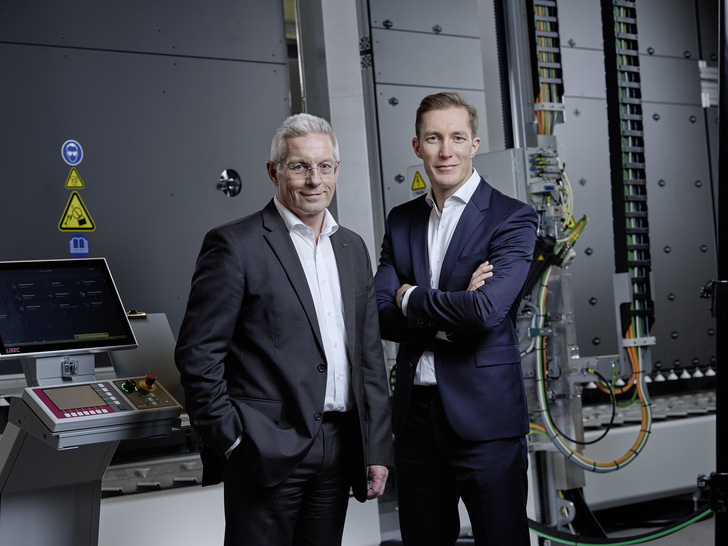 Lisec CEO Gottfried Brunbauer (l.) und CFO Oliver Pichler
