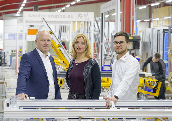 Edeltraud Sander und Ihre Söhne Rüdiger (l.) und Dennis