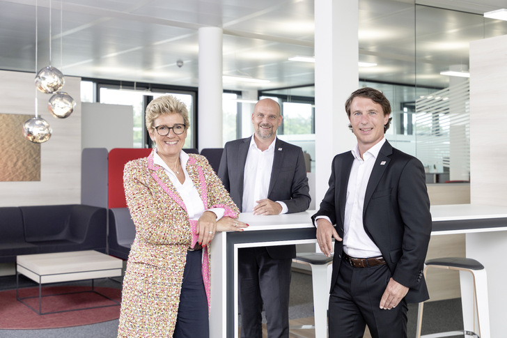 Der Vorstand der Warema Group (v.l.): Angelique Renkhoff-Mücke, Michael Müller und Christian Steinberg - © Foto: Warema
