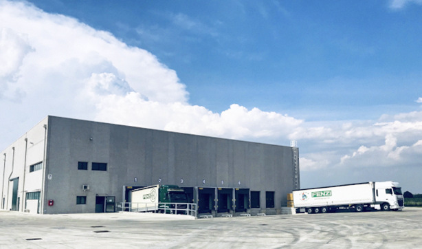 Das neue Logistikzentrum der Fenzi Gruppe in Tri biano ermöglicht einen schnelleren Kundenservice.