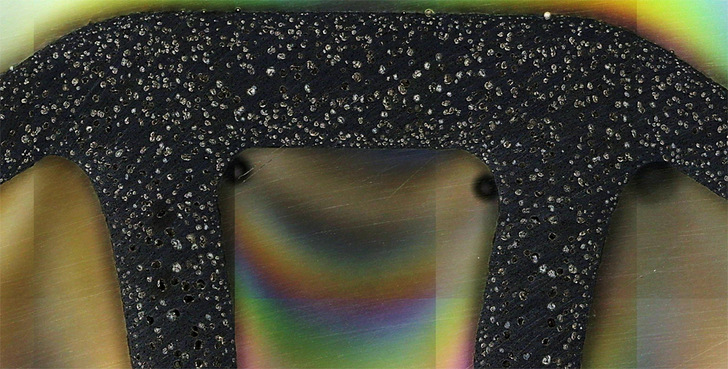 Schliffbild, Ausschnitt eines JET-Therm-Profils