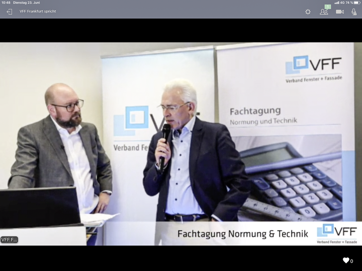 Christian Anders stellte die Fragen der Teilnehmer an den Referenten Thomas Drinkuth.