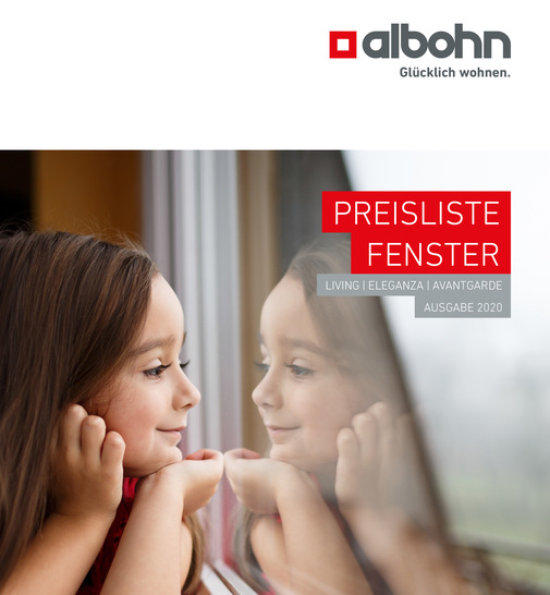 Fensterpreisliste Albohn Titelbild
