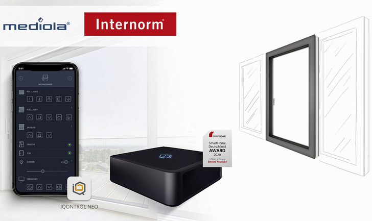 mediola und internorm forcieren die smarte Vernetzung im Alltag