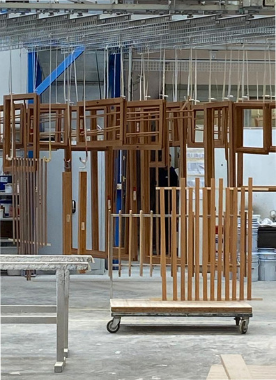 Mehr Kundschaft im Handelsbereich: Die Nachfrage nach Holzfenstern „made in Rammenau“ konnte binnen eines Jahres gesteigert werden.