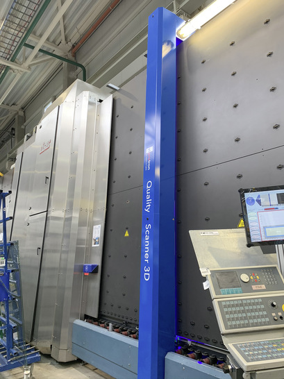 Quality Scanner 3D im Einsatz bei einer Linie von Lisec.