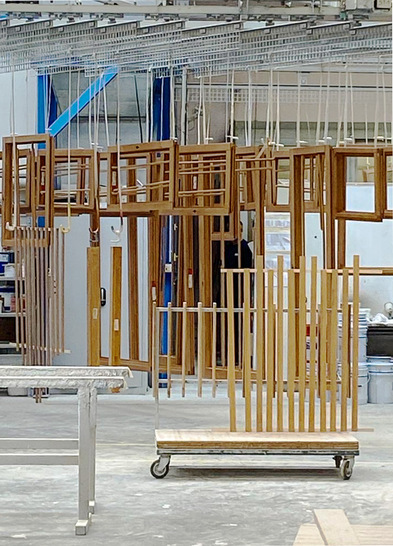 Mehr Kundschaft im Handelsbereich: Die Nachfrage nach Holzfenstern „made in Rammenau“ konnte binnen eines Jahres gesteigert werden.