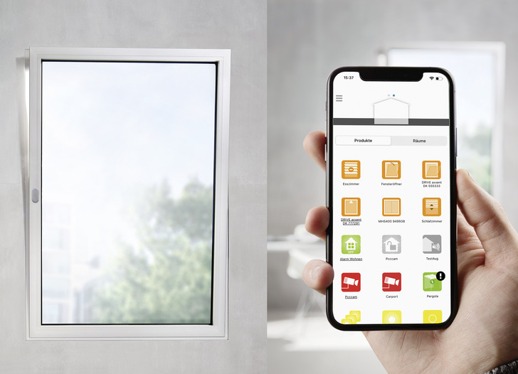Spielend leichte Bedienung: Ab sofort lassen sich die smarten motorischen Antriebe von Siegenia in TaHoma integrieren. - © Siegenia
