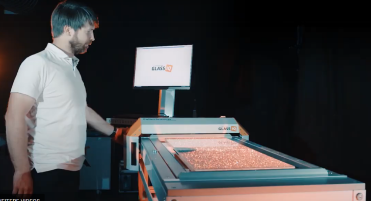 Glasbruchbilder von getemperten Gläsern lassen sich mit dem CulletScanner von Softsolution  mit höchster Auflösung scannen und anschließend analysieren.