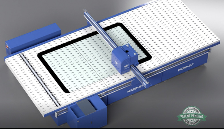 Beim kompakten Digitaldrucker Vitro-Jet MultiFlex sind die neuesten Technologien in einer Anlage kombiniert. Damit eignet sich der Drucker auch gut für Glasverarbeiter, die in den Glasdruck einsteigen wollen.