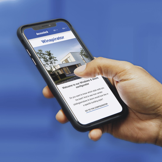 Die benutzerfreundliche und smart gestaltete 3D-Anwendung ist perfekt zur Benutzung auf einem mobilen Endgerät programmiert. - © Foto: Deceuninck
