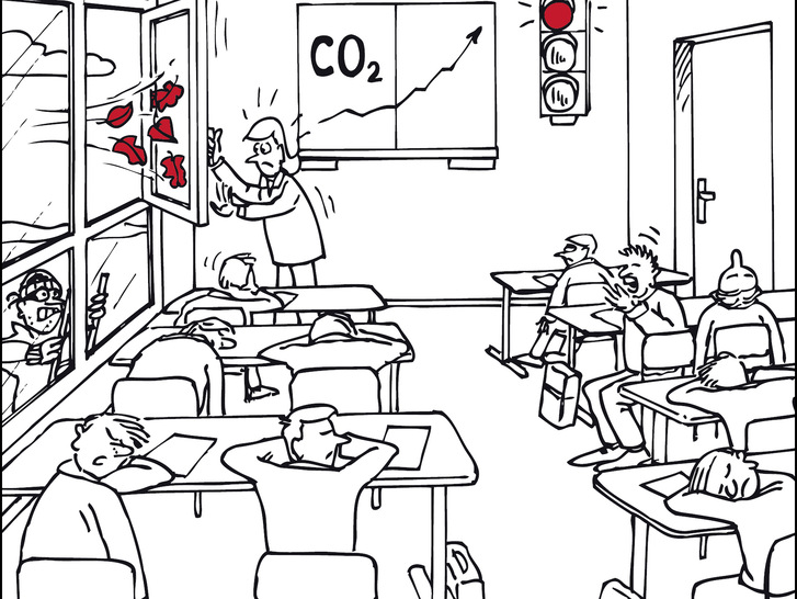 Richtige Fensterlüftung im Klassenzimmer ist in Zeiten der Corona-Pandemie das Mittel der Wahl