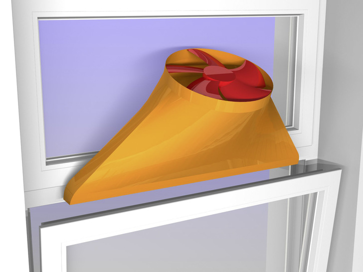 Die Lüftungsmöglichkeit von Fenstern in Kippstellung wird mit dem WindowBooster verstärkt