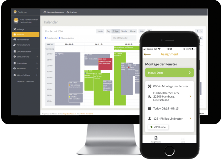 Mit KVP-Solution und Craftboxx geht es einen weiteren Schritt in Richtung Digitalisierung der Baustelle und Büro. - © Foto: KVP-Solution / Craftboxx
