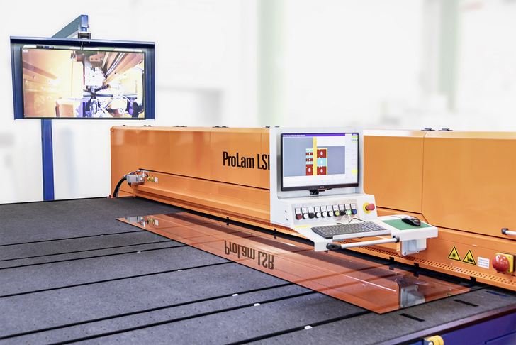 Die ProLam LSR erzielt durch die neue Laserdioden-Heizung 20 Prozent mehr Produktivität gemessen am Scheibendurchsatz.