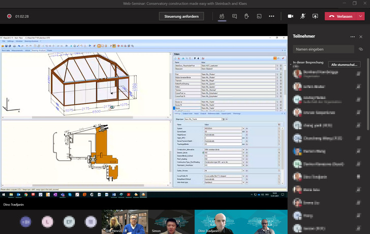 Großes Interesse: bei den Klaes Web-Seminaren sorgen Kunden für interessante Informationen aus „erster Hand“.