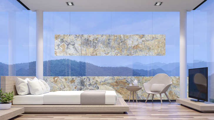﻿Digital﻿druck auf Glas: Der Des﻿ignkatalog von Pilkington Austria umfasst Glasdrucke für Brüstungen, Trennwände, Wandverkleidungen, Türen und Badezimmer.