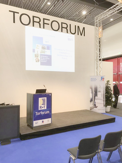 This was the case at R+T 2018, but there will also be a real stage for the Tor Forum at R+T digital. 