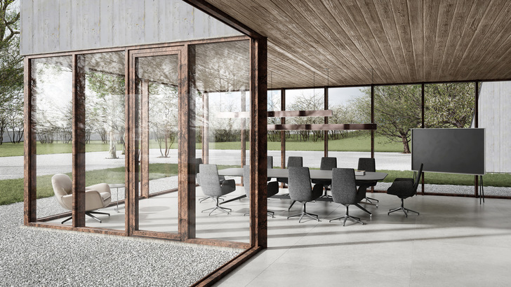 Das Leitthema „Zukunft des ­Wohnens” greift heroal mit Highlight-Produkten aus dem bestehenden Fenster-, Tür- und Schiebetürportfolio auf.