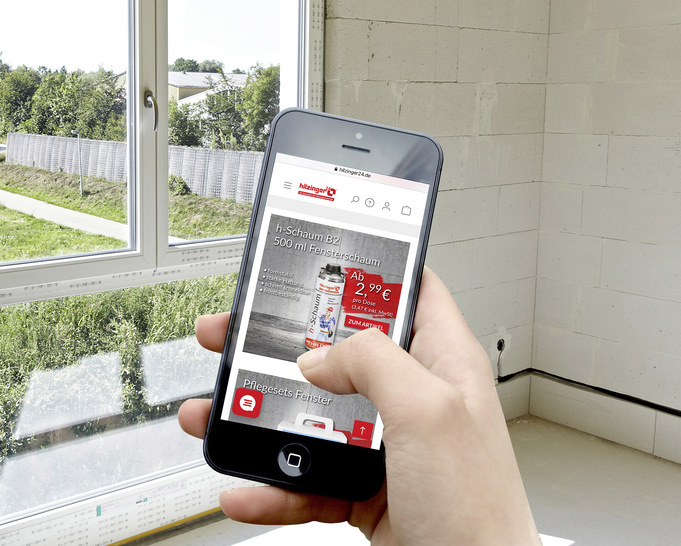 hilzinger24 Online-Shop vor Ort auf der Baustelle