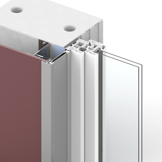 Cover von Abel: Für eine geschützte und optisch strukturierte Außenfassade mit einem sauberen und flächenbündigen Fassadenanschluss ohne Schweißnähte und unsaubere Übergänge.