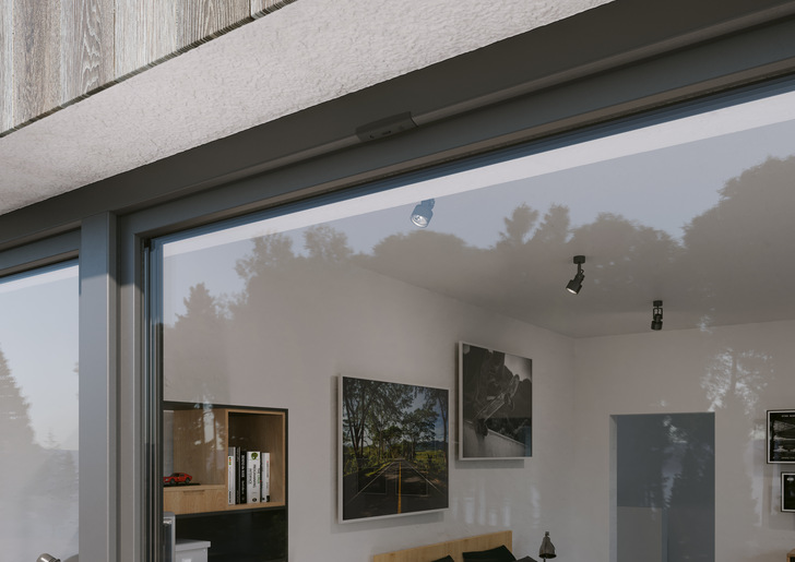 Dezent verbaut für höchste ästhetische Ansprüche: Smart Guard Inline. 