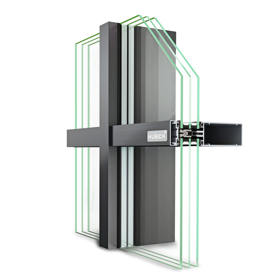 Das Aluminuim-Fassadensystem Trigon FS von Hueck wurde jetzt mit Cradle-to-Cradle Silber zertifiziert. - © Hueck
