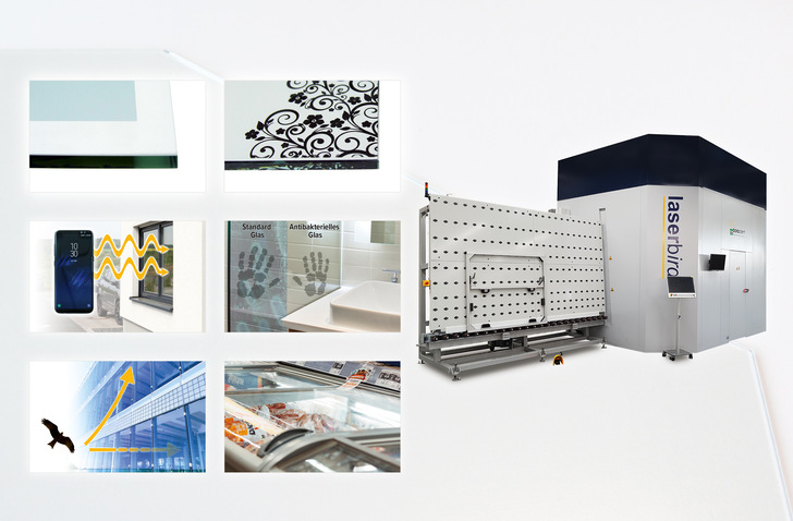 Der Laserbird von Hegla boraident ist vielfältig einsetzbar und in der Lage, Standardgläser ganz neue Funktionen zu geben.