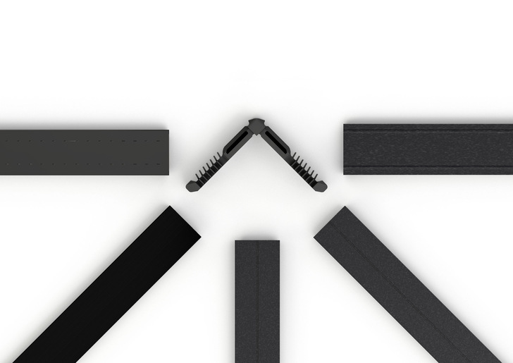 Die Kunststoff-Eckwinkel von EK sorgen dafür, dass die Abdichtung von Warm Edge-Abstandhaltern an der Stoßstelle ­sicher ist und dass das Butylieren mit dem Primärdichtstoff gleichmäßig und ohne Absatz der Butylschnur verläuft.